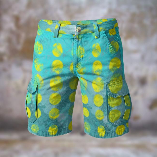 Preview: Cargohose mit Eddy - Hose, lang oder kurz, bunt, 100% Polyester, Grösse S-5XL, fester Stoff, Normale Passform, Mischling, Mix, Deutscher Schäferhund